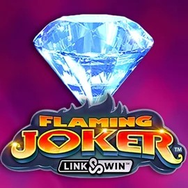 Official Slots logo: Flaming Joker Link and Win by Barstruck at Kingmaker Casino