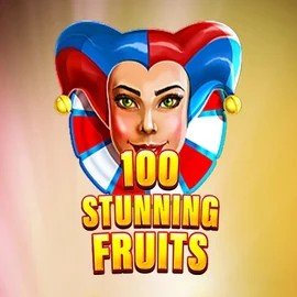 Slots logo of 100 Stunning Fruits from SYNOT Games at Kingmaker Casino
