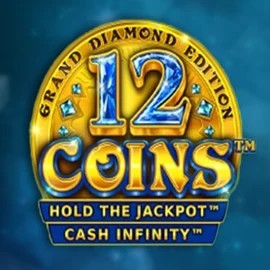 12 Coins Grand Diamond Edition slot logo by Wazdan at Kingmaker Casino