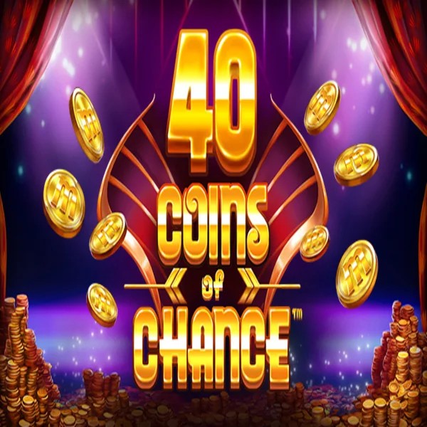 Official Slots logo: 40 Coins of Chance by SYNOT Games at Kingmaker Casino