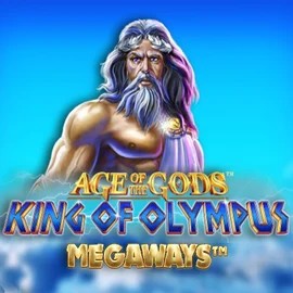 Official Slots logo: Age Of The Gods: King of Olympus Megaways by Origins at Kingmaker Casino