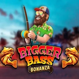 Bigger Bass Bonanza by Pragmatic Play, showcased at king-maker-casino.net – game logo