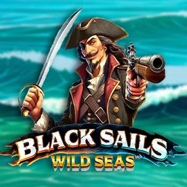 Slots logo of Black Sails Wild Seas from Infinity Dragon Studios at Kingmaker Casino