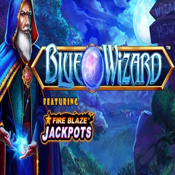 Enjoy Blue Wizard Fire Blaze Jackpots by Rarestone Gaming – logo hosted on king-maker-casino.net