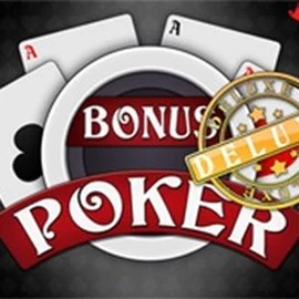 Bonus Poker Deluxe - 3 Hands logo – Table Games by RTG (Reel Time Gaming) at Kingmaker Casino