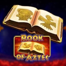 Book of Aztec logo by Amatic Industries at Kingmaker Casino