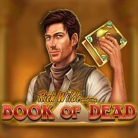 Book of Dead casino game by Play’n GO – featured logo at Kingmaker Casino