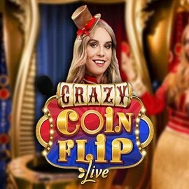 Crazy Coin Flip casino game by Evolution – featured logo at Kingmaker Casino