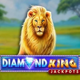 Diamond King Jackpots logo by SpinPlay Games Kingmaker Casino