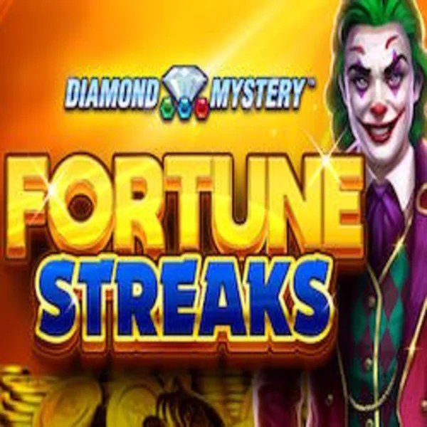 Diamond Mystery Fortune Streaks slot logo by Greentube at Kingmaker Casino