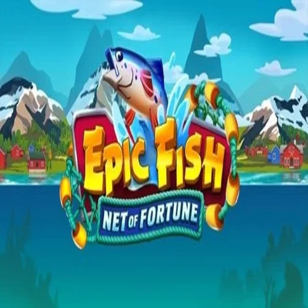 Slots logo of Epic Fish Net of Fortune from Quickspin at Kingmaker Casino