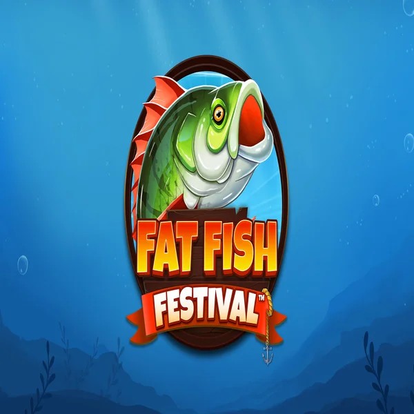 Fat Fish Festival slot logo by Wishbone Games at Kingmaker Casino