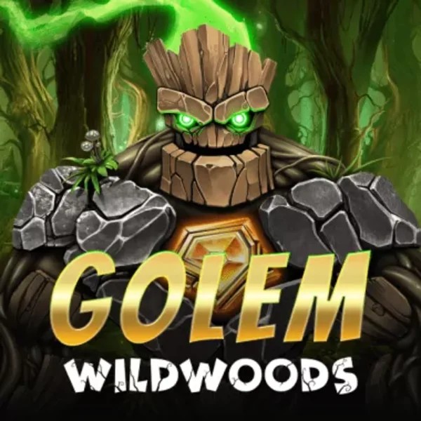 Golem Wildwoods logo by BF Games Kingmaker Casino