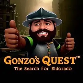 Gonzo's Quest by NetEnt, showcased at king-maker-casino.net – game logo