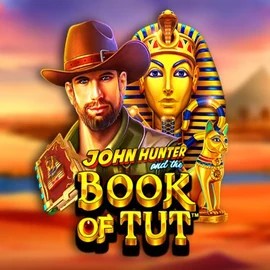 Slots logo of John Hunter and the Book of Tut from Pragmatic Play at Kingmaker Casino