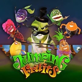 Jumping Fruits logo by Wazdan Kingmaker Casino