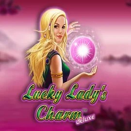 Lucky Ladys Charm Deluxe by Greentube, showcased at king-maker-casino.net – game logo