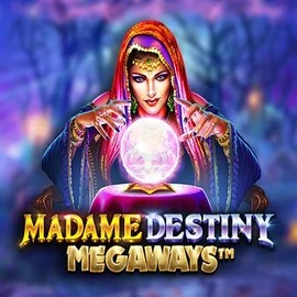 Try Madame Destiny Megaways slot by Pragmatic Play on king-maker-casino.net – logo image