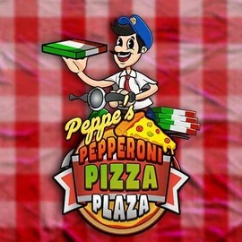 Peppe’s Pepperoni Pizza Plaza logo by Pragmatic Play at Kingmaker Casino