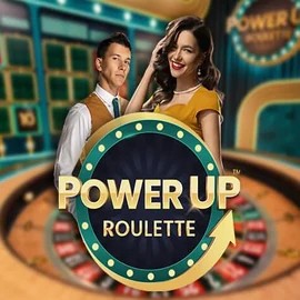 PowerUP Roulette logo – Live Casino by Pragmatic Play at Kingmaker Casino