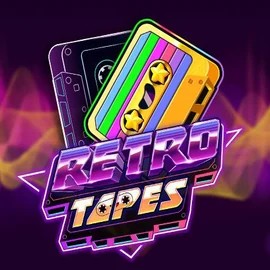 Retro Tapes online game logo by Push Gaming on king-maker-casino.net