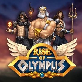 Slots logo of Rise of Olympus from Play’n GO at Kingmaker Casino