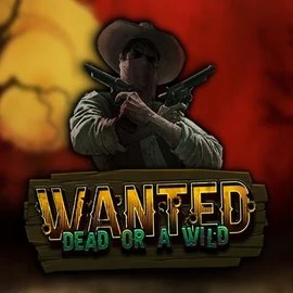 Official Slots logo: Wanted Dead or a Wild by Hacksaw Gaming at Kingmaker Casino